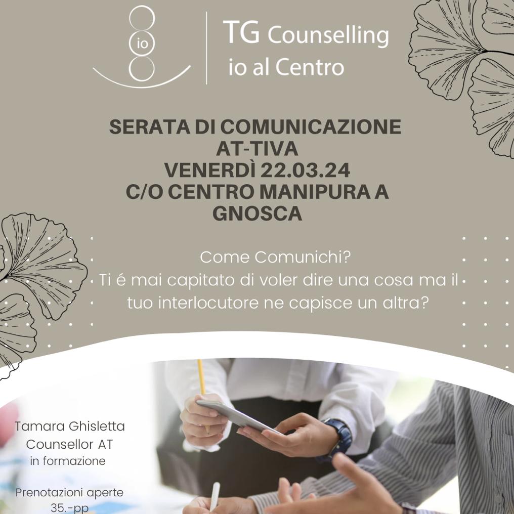 eventi Centro Manipura gnosca Bellinzona rilassamento benessere valli bellinzonese counsellor counselling comunicazione attiva  Ticino stress